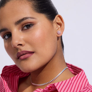 *NEW* Hillberg & Berk |Venetian Blush Sparkle Ball™ Stud Earrings