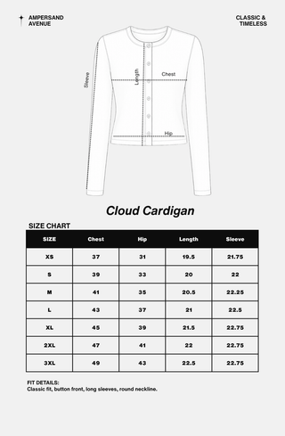 *NEW* Ampersand | Cloud Knit Cardigan | Brick
