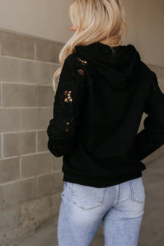 Ampersand | University Hoodie | Love Story | Black