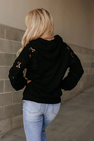 Ampersand | University Hoodie | Love Story | Black
