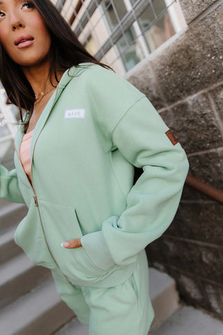 *NEW* Ampersand | Comfort Zone FullZip | Mint