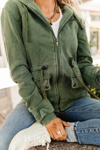 *NEW* Ampersand | Grab & Glow Jacket | Moss