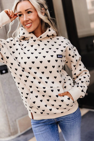 *NEW* Ampersand | Comfort Zone Hoodie | Hearts Aflutter