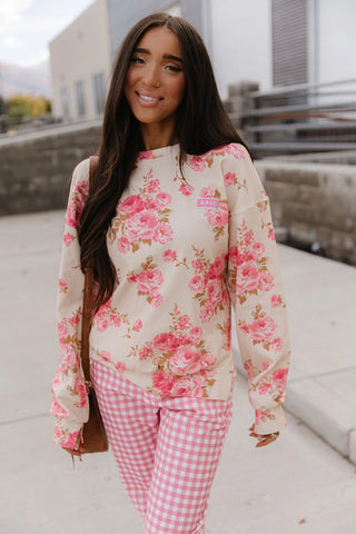 *NEW* Ampersand | University Side Slit Pullover | Petal Season