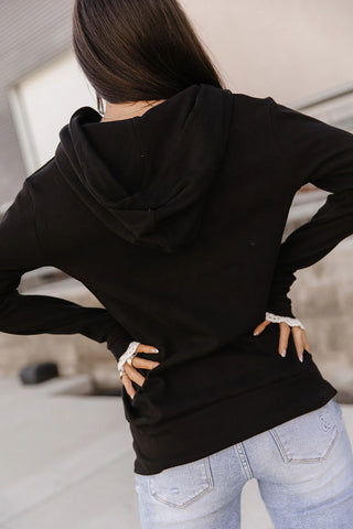 Ampersand | Henley Hoodie | Midnight Lace