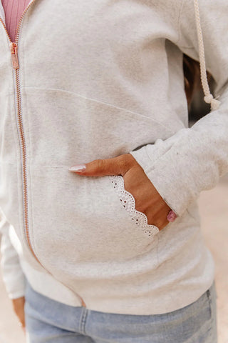*NEW* Ampersand | Fullzip Sweatshirt | Blossom Bliss