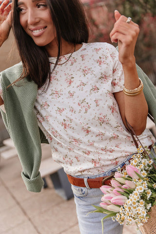 *NEW* Ampersand | Lulu Tee | Pink Floral