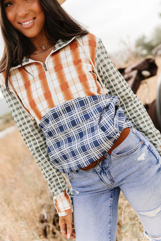 *NEW* Ampersand | Halfzip Sweatshirt | Cowpoke Cutie