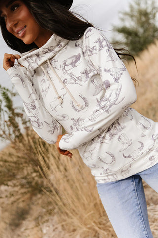 *RESTOCK* Ampersand | Cowlneck Sweatshirt | Home On The Range