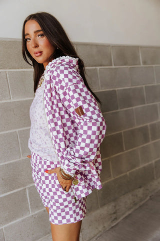 *FINAL SALE* Ampersand | University Fullzip Sweatshirt | Lavender Daydream