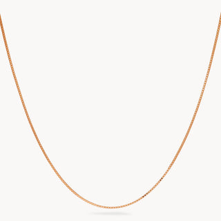 *NEW* Hillberg & Berk | Box Chain with Slider