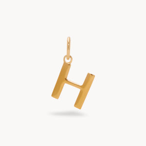 Hillberg & Berk | 10mm Letter Charm | Gold