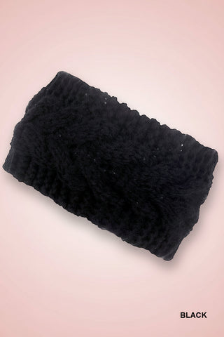 *DOOR CRASHERS* Cable Knitted Headband Warmer | 4 Colours