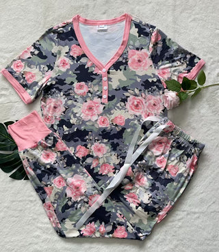 PREORDER Shirley Matching Set | Tee & Joggers | Floral Camo - shipping late January