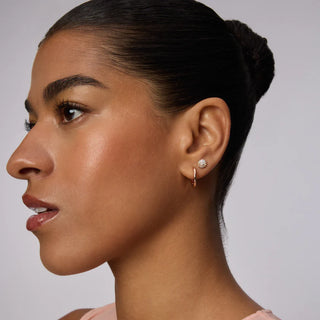 *NEW* Hillberg & Berk | Always On Sparkle Hoop & Stud Set | Champagne