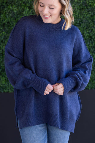 *NEW* Aurora Cozy Sweater | Navy