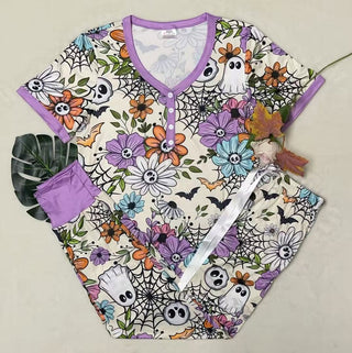 PREORDER Shirley Matching Set | Tee & Joggers | Floral Ghost - shipping mid September