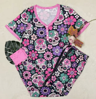 PREORDER Shirley Matching Set | Tee & Joggers | Sugar Skull - shipping mid September