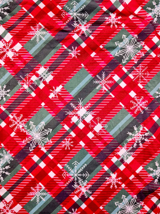PREORDER Shirley Matching Holiday Set | MENS | Snowflake Plaid - shipping mid October