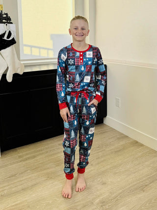 PREORDER Shirley Matching Holiday Set | KIDS | Christmas Tree Patch - shipping mid October