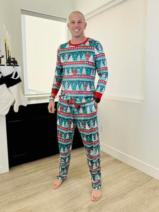 PREORDER Shirley Matching Holiday Set | MENS | Christmas Tree - shipping late October