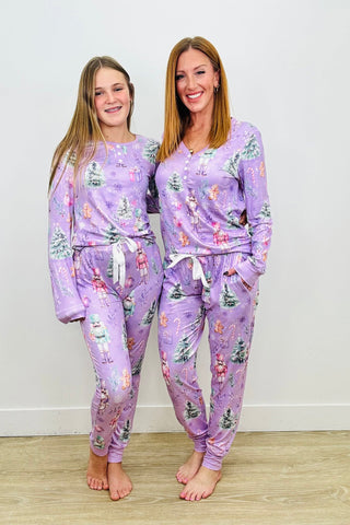PREORDER Shirley Matching Set | KIDS | Purple Nutcracker - shipping early November