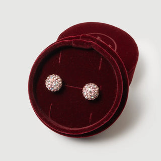 *NEW* Hillberg & Berk |Venetian Blush Sparkle Ball™ Stud Earrings