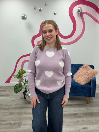 *WAREHOUSE FIND* Endless Love Sweater | Lavender
