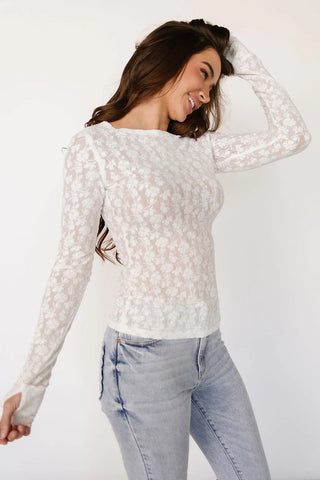 *NEW* Ampersand | Hattie Lace Long Sleeve