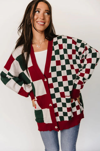 *RESTOCK* Ampersand | Oversized Cardigan | Checking It Twice