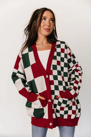 *RESTOCK* Ampersand | Oversized Cardigan | Checking It Twice