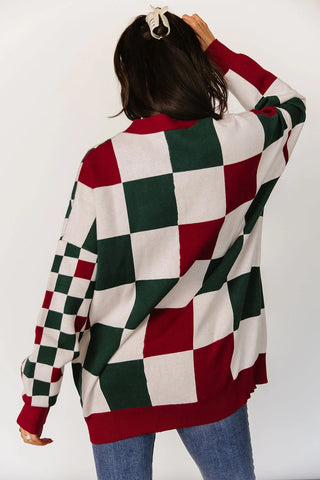 *RESTOCK* Ampersand | Oversized Cardigan | Checking It Twice