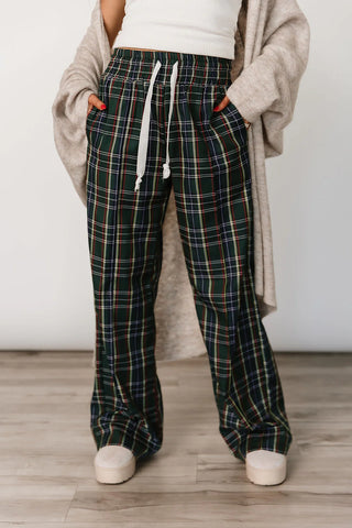 *NEW* Ampersand | Everywear Pant | Green Plaid
