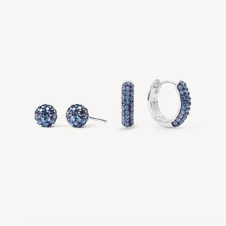 *NEW* Hillberg & Berk | Always On Sparkle Hoop & Stud Set | Empress