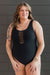 Cool & Carefree | One-Piece SWIMSUIT | Black Ribbed