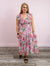 Emery Floral Smocked Midi Dress | Pink Mutli