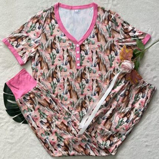 PREORDER Shirley Matching Set | Tee & Joggers | Cactus Horse - shipping late March