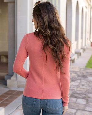 Grace & Lace | Chic Spring Ribbed Sweater | Lantana Bloom