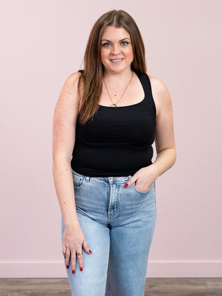 *NEW* Margo Seamless Tank Top | Black
