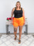 PREORDER Shirley | Lounge Short | Solid Neon Orange - shipping mid-May