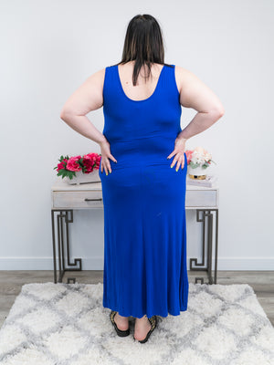 Summer Romance Maxi Dress | Royal Blue
