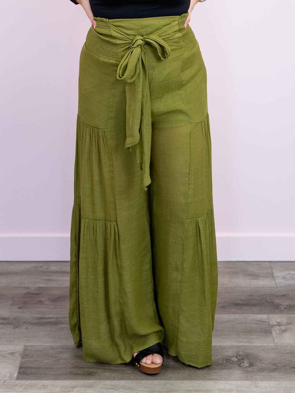 *NEW* Ampersand | Tiered Boho Pant | Olive