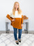 Analee Colorblock Sweater | Ivory & Caramel