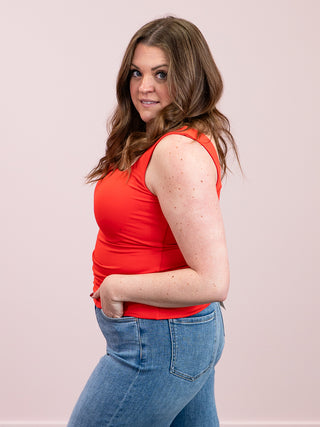 *NEW* Second Skin | Tia Tank Top | Cherry