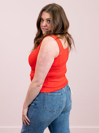 *NEW* Second Skin | Tia Tank Top | Cherry