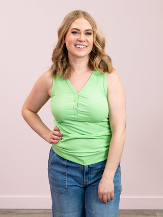 *NEW* Addison Tank | Lime