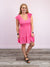 Renata Ruffle Sleeve Mini Dress | Light Fuchsia