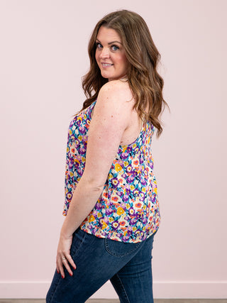 Flora Smocked Tank | Orchid