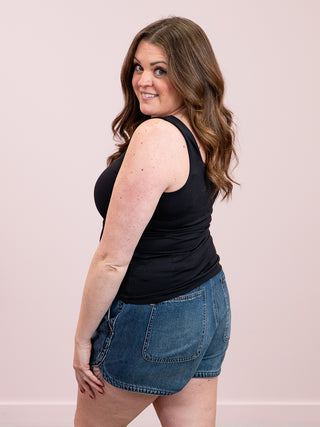 Second Skin | Tia Tank Top | Black
