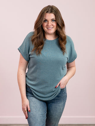 *NEW* Remmie Short Sleeve Terry Top | Olive